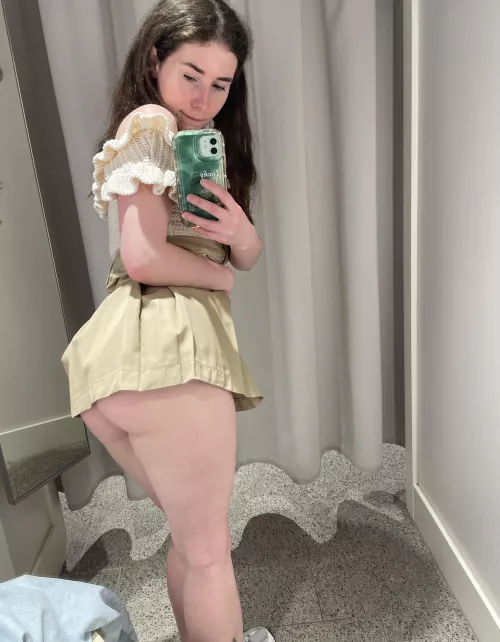 did you have something hot in the fitting room?