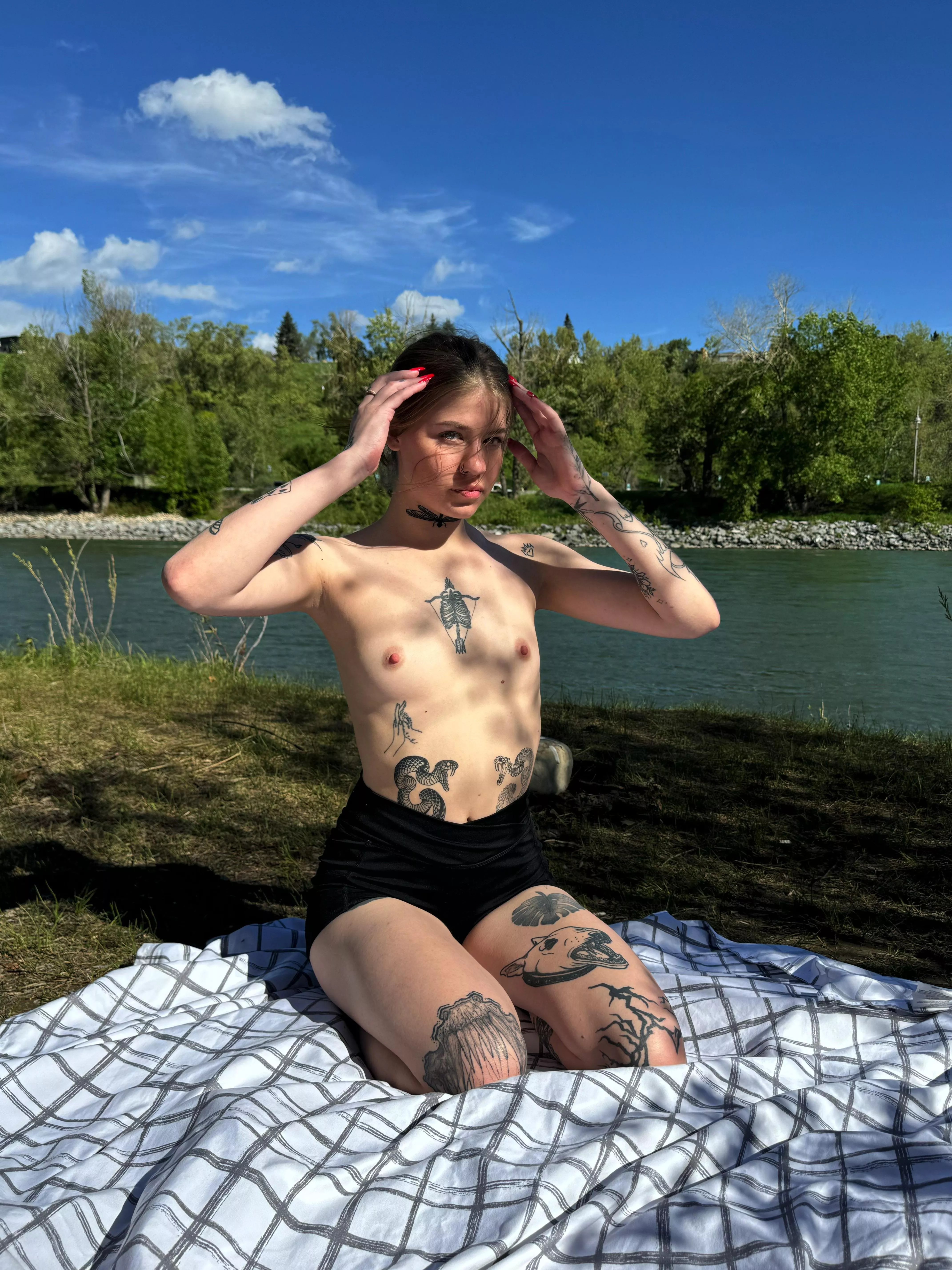 I hope my tits can get your dick’s attention