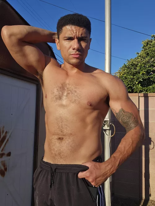 If I work out in the sun, you gonna sniff them after? 