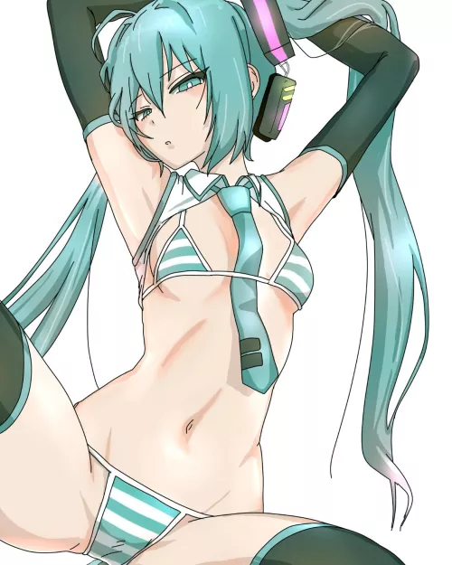 Miku loves teasing on stage 