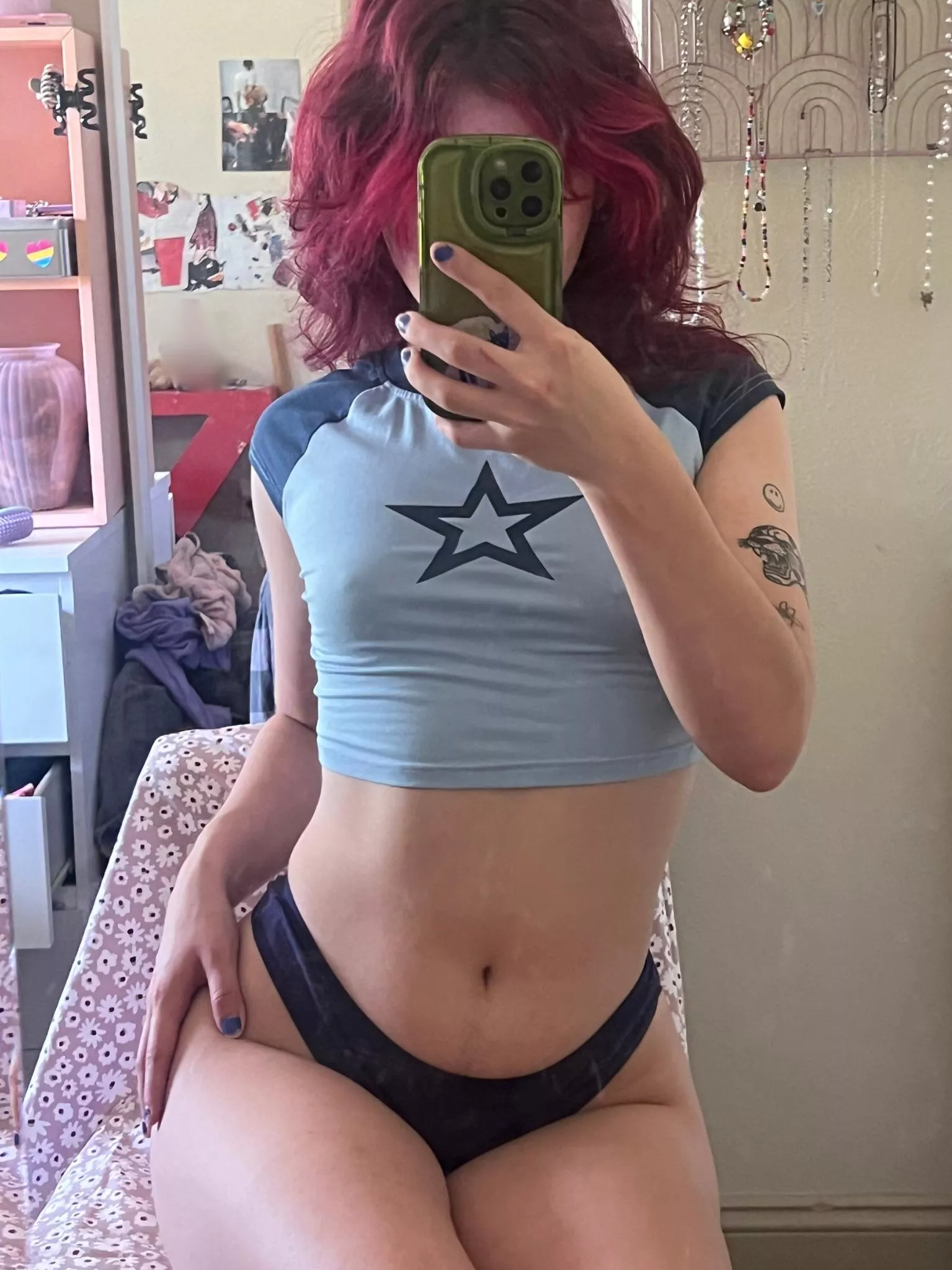 My clothes belong on the floor…