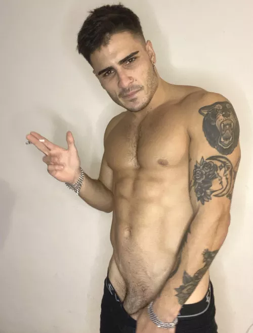  my tattooed muscles or my dirty mind: which one turns you on more? 