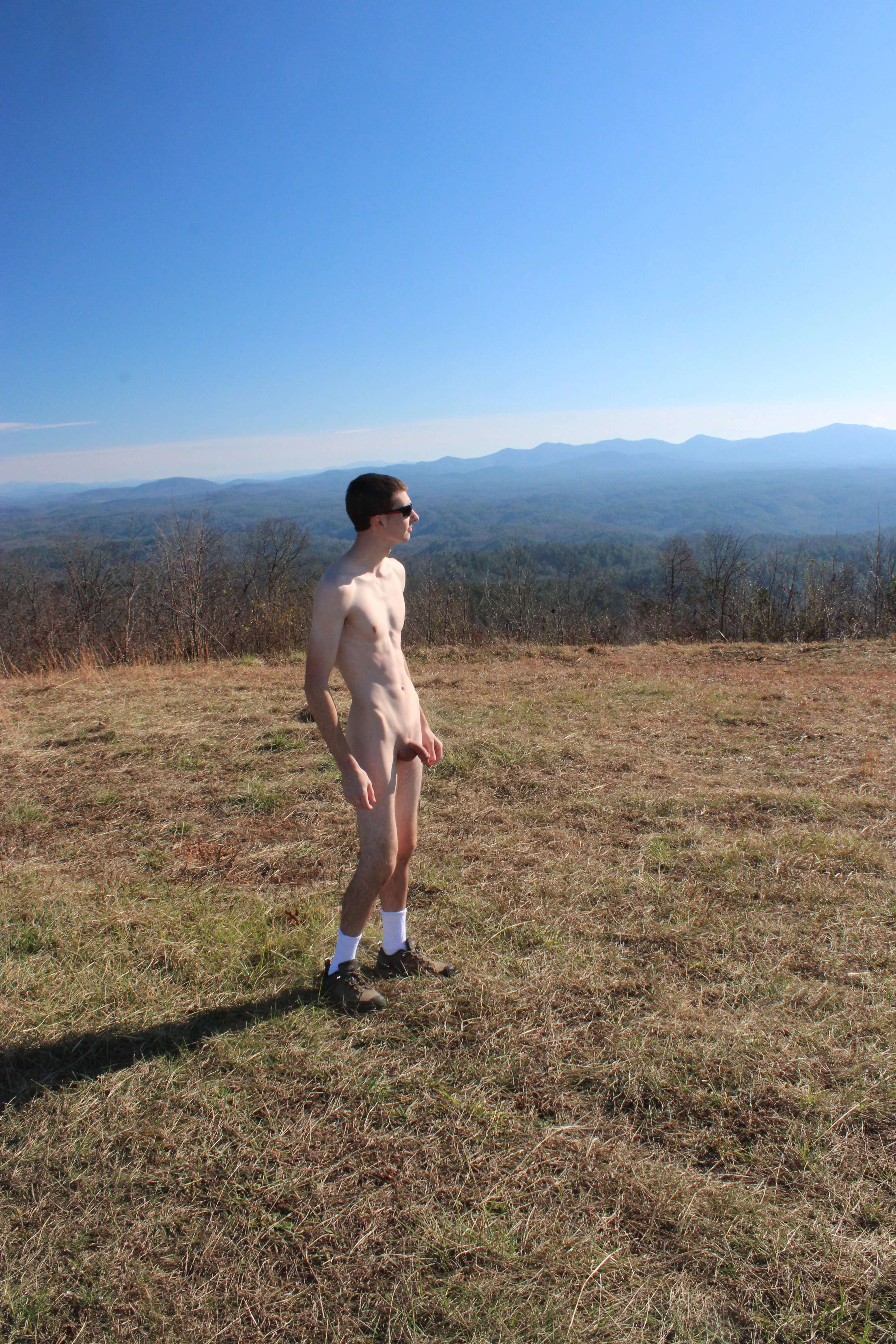 Probably the highest nudist in the world at the time lol