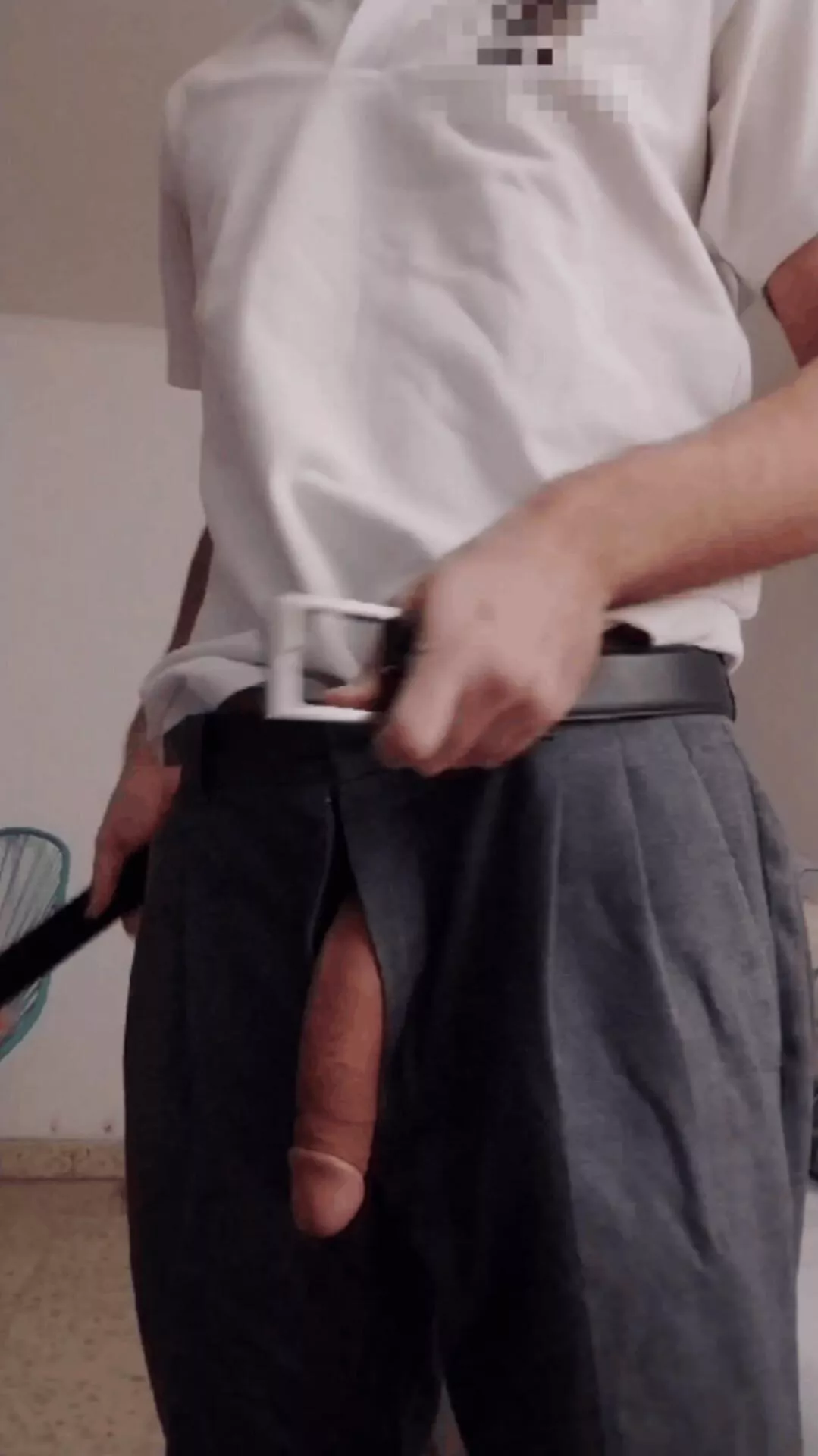 Whenever I come back from studying I feel like touching my huge cock.