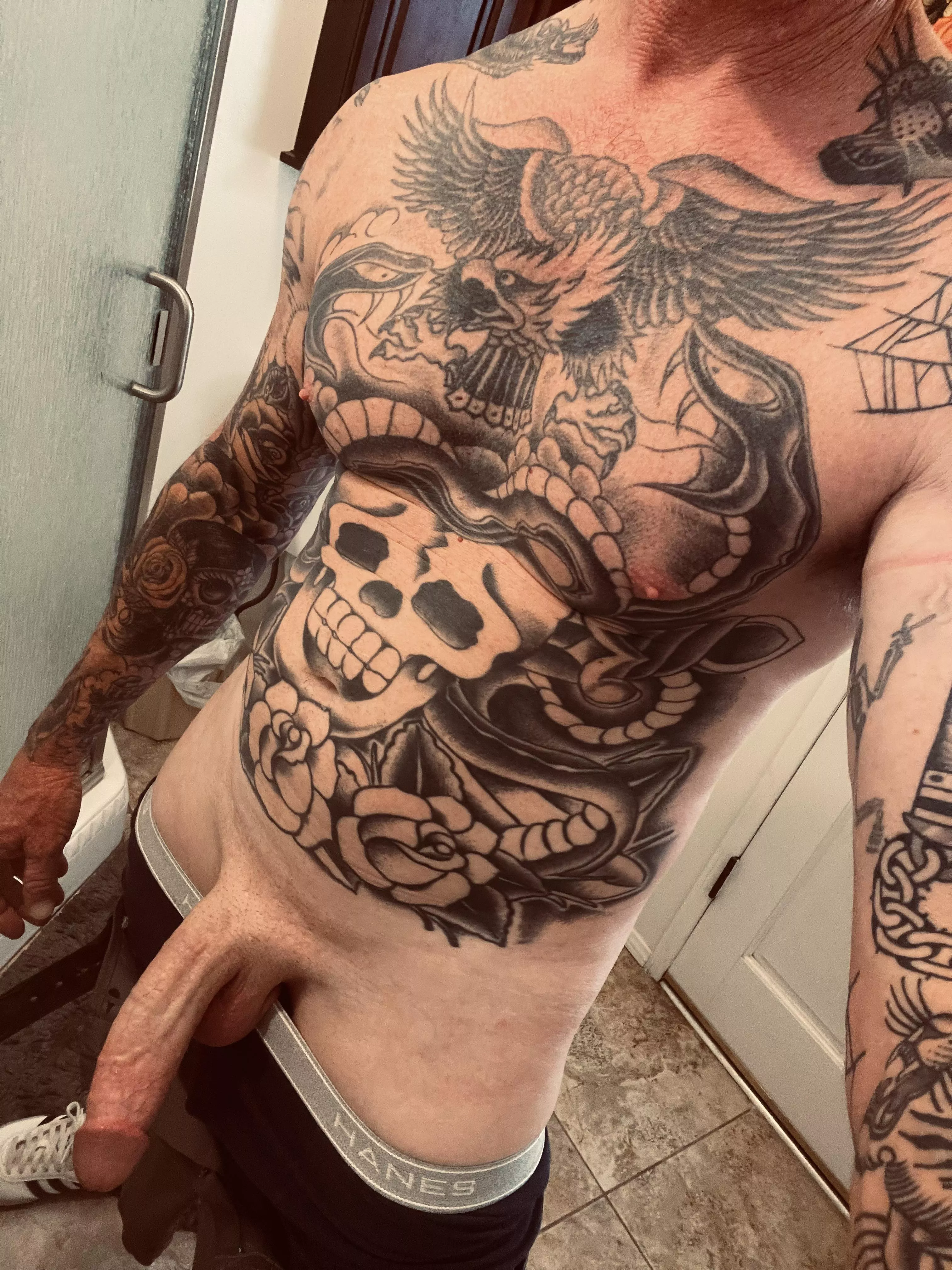 (42) Daddy just got home. Ready to relax