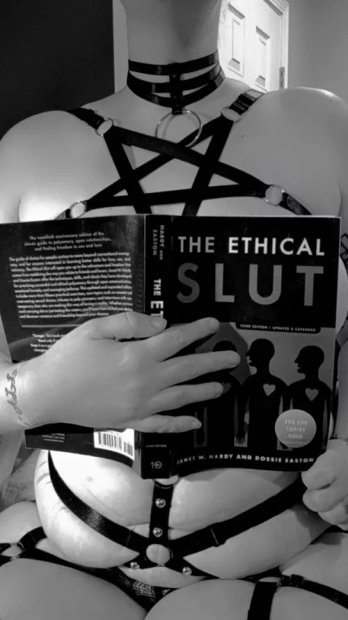 Books and harnesses 💜