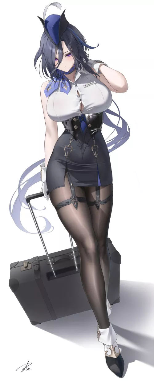 Flight Attendant Clorinde [Genshin Impact]