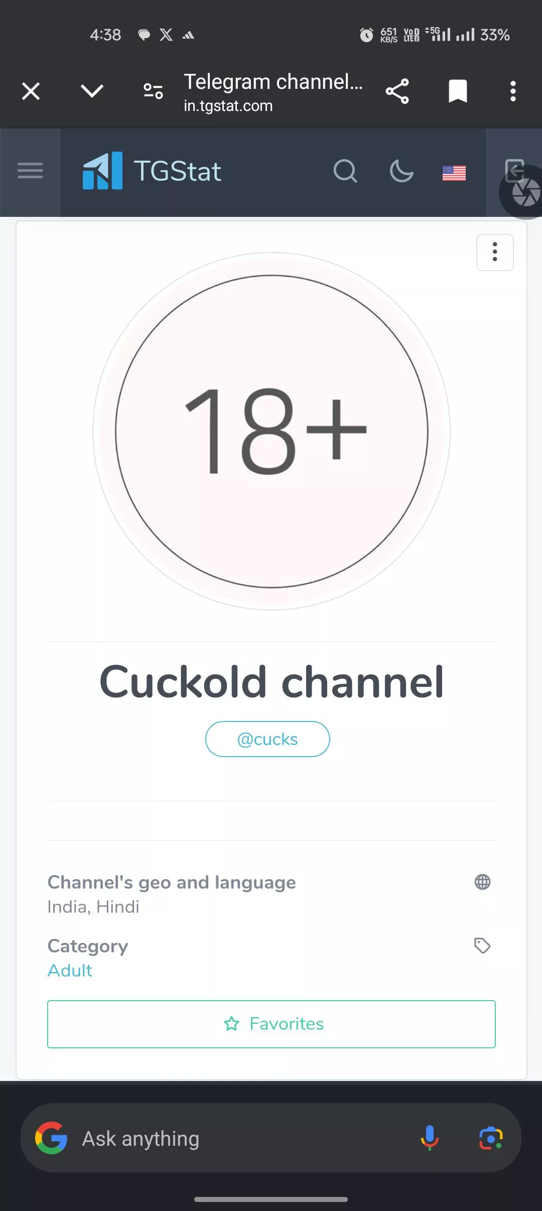 Help me find cuck channels on telegram. I was in one but its joining link got expired. This was the one but now I can't find it, it just disappeared from my chats.