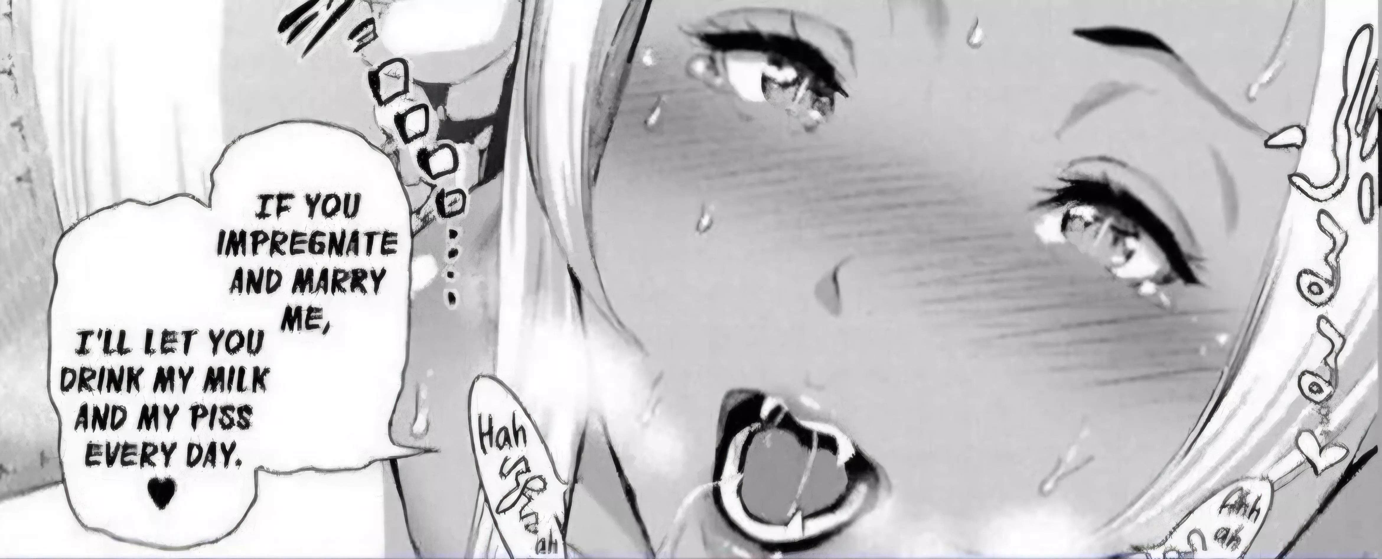 LF Mono Source: If you impregnate and marry me, I'll let your drink my milk and my piss every day.