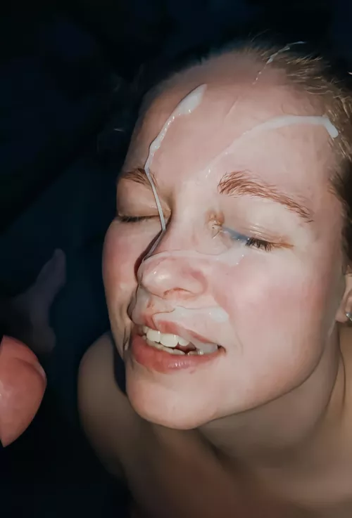 My glazed cum loving face. 