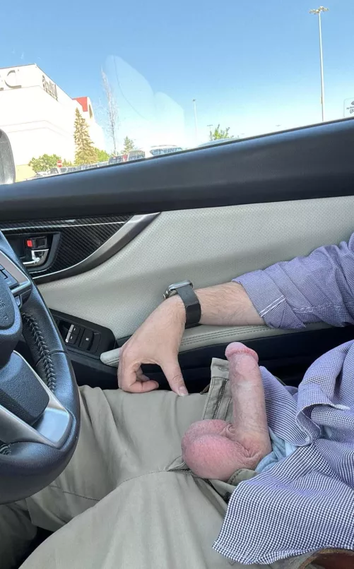 Waiting for another horny bro to walk by