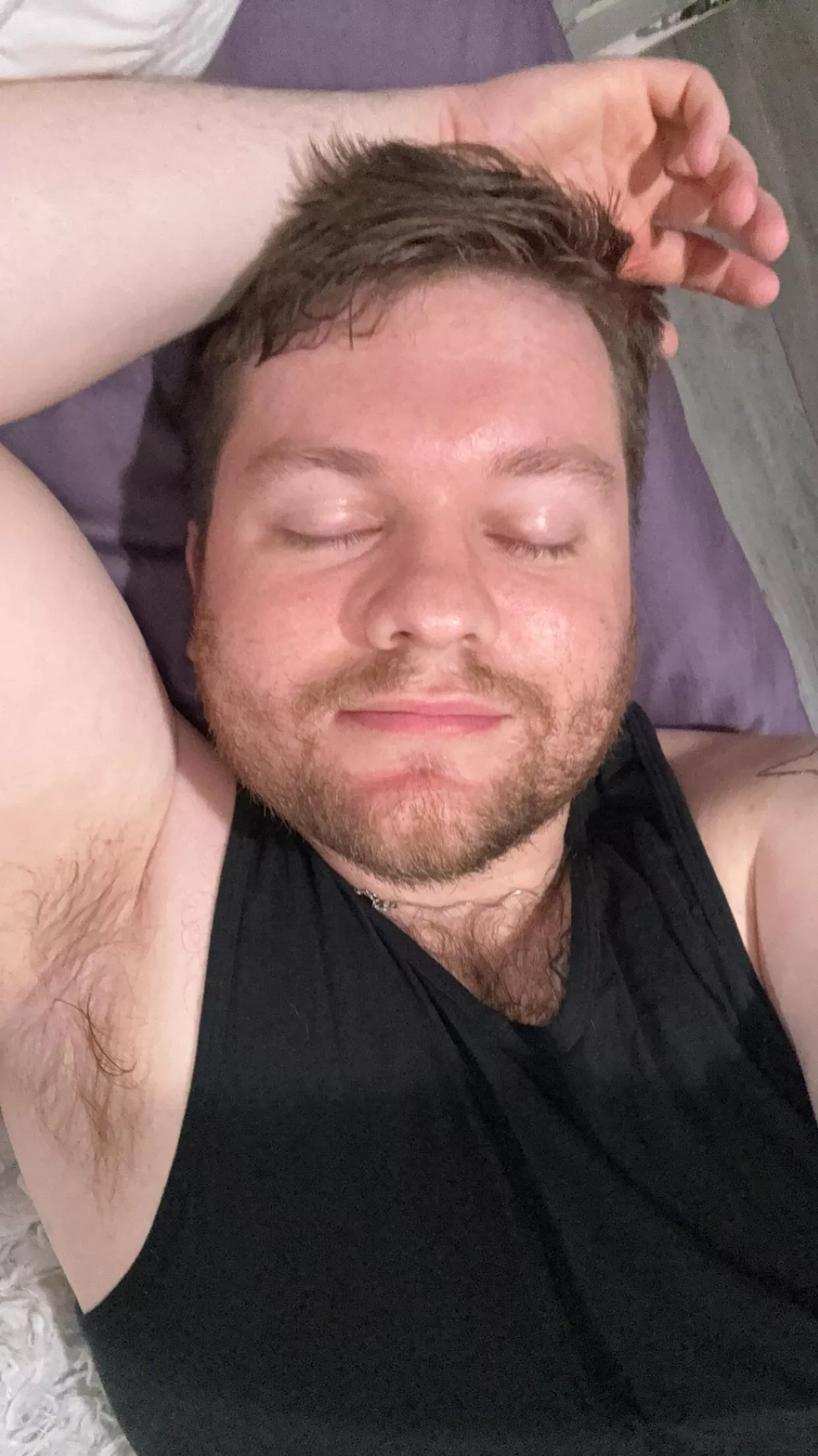 Was cleaning my car in the sun…got so musky