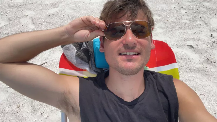 Would you be looking at my straight friend at the beach?