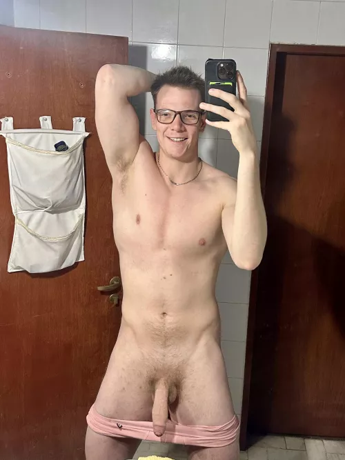 a photo before jerking off ❤️‍🔥💦