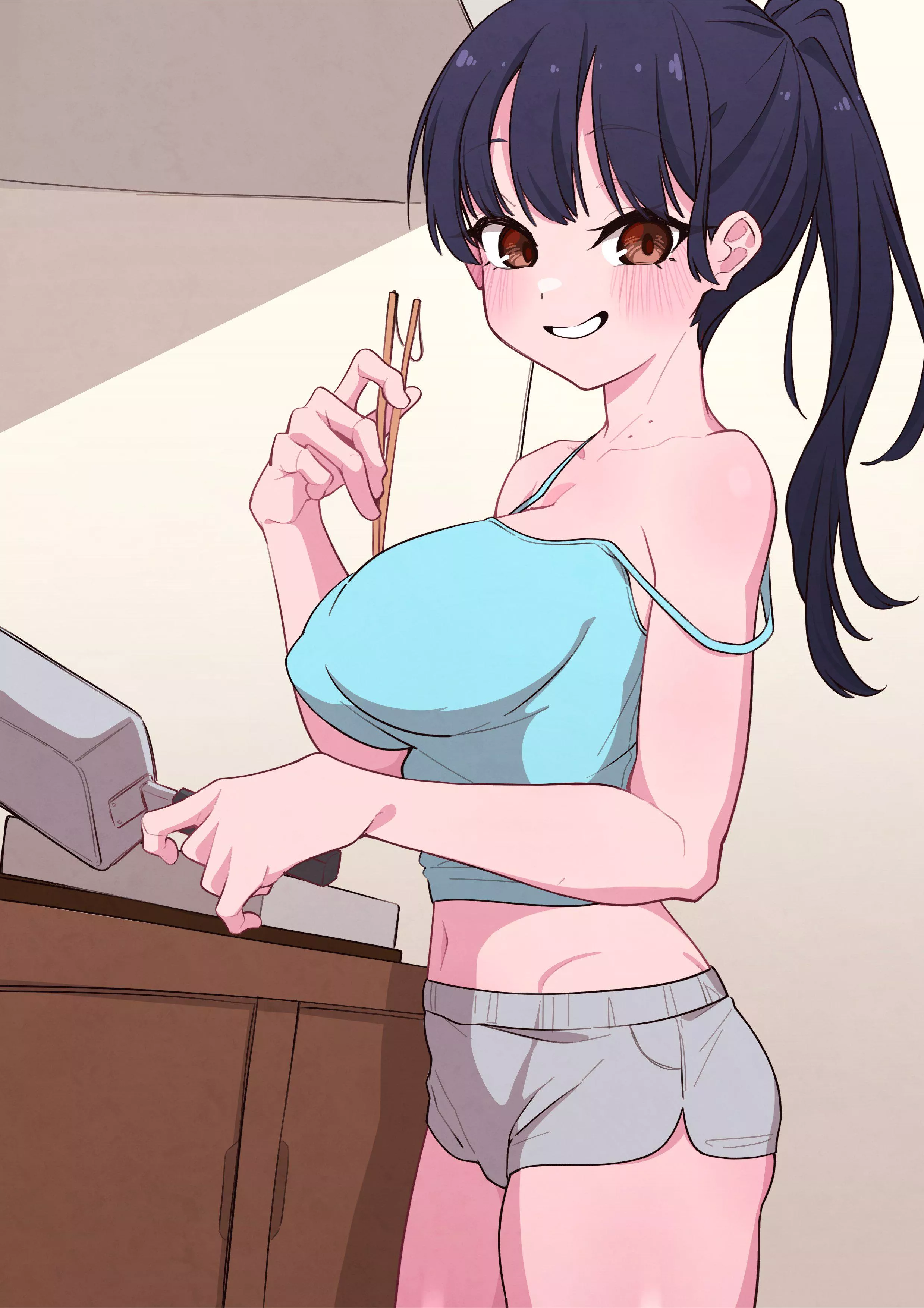 Anna Yamada In The Kitchen 