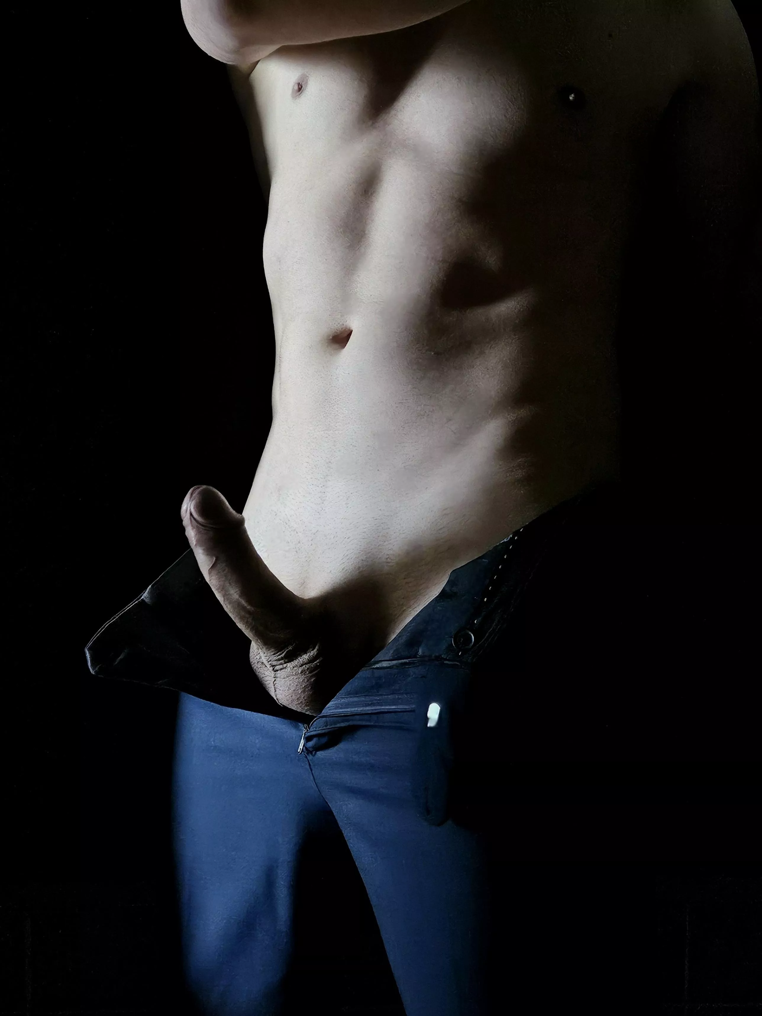 Dark and blue