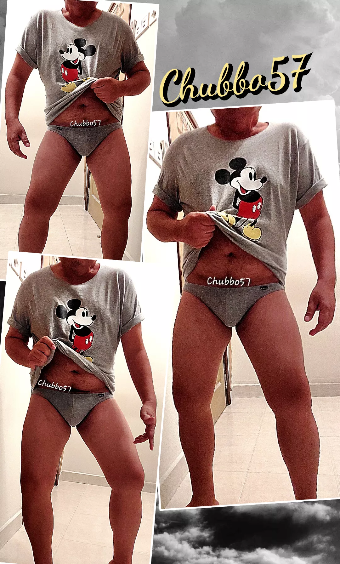 I don't Mickey around when it comes to matching my top and underwear (Pt 1).