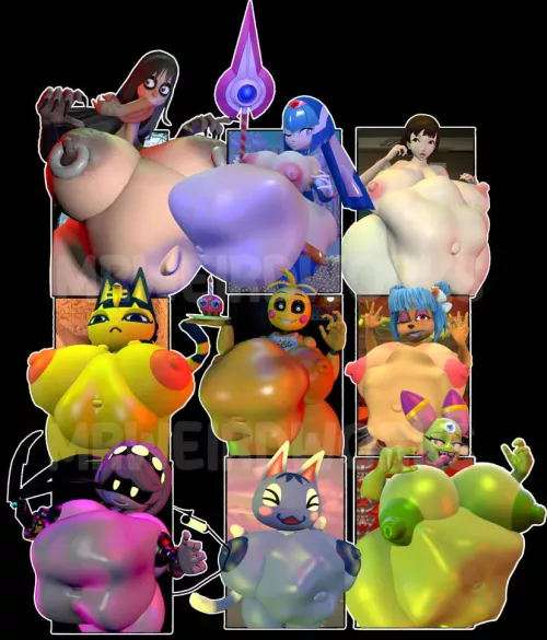 {image} super pred sis,DLC pack (Art by Mrweirdworkz) [F PRED] [MULTIPLE PREDS] [ORAL VORE]