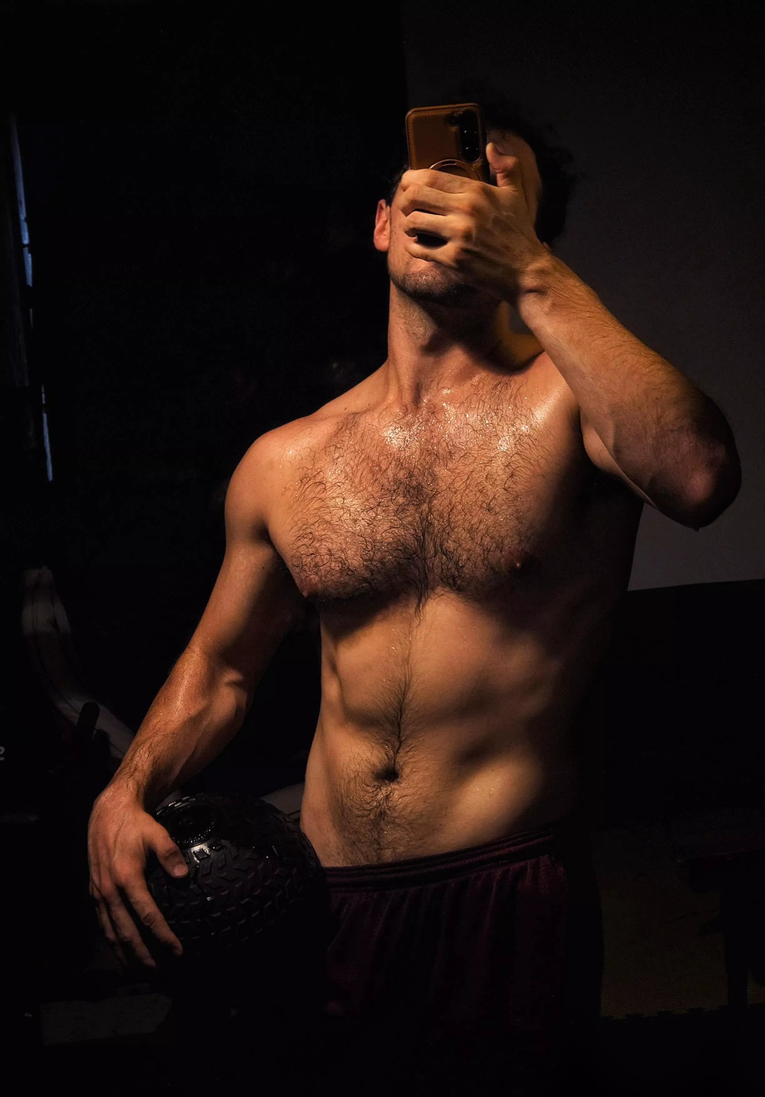 maybe I should be slamming something besides this medicine ball 
