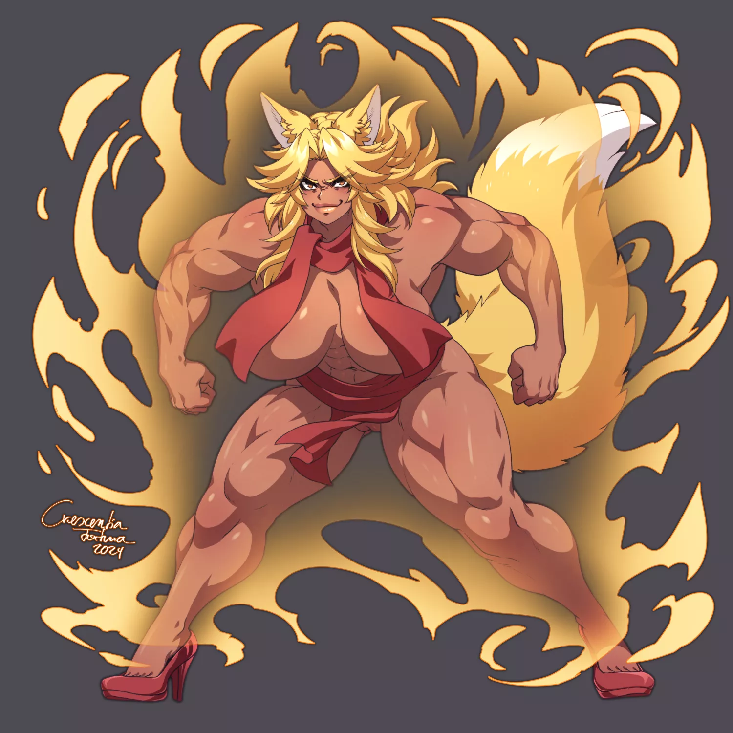 Sandra powerstance [by Crescentia Fortuna] 