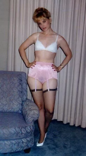 Sexy in granny panties