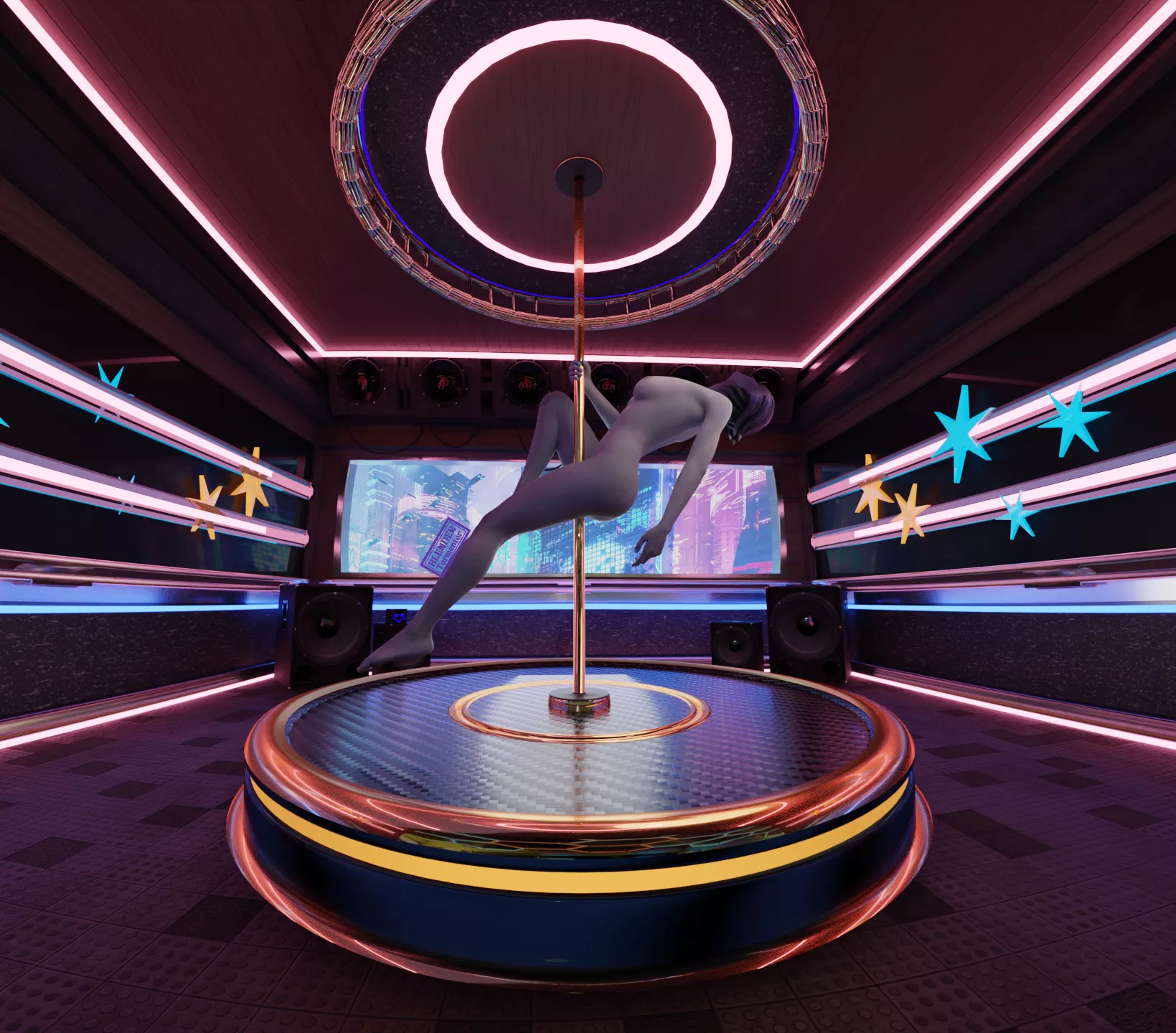 Stripper Liara (BlenderTormentor)