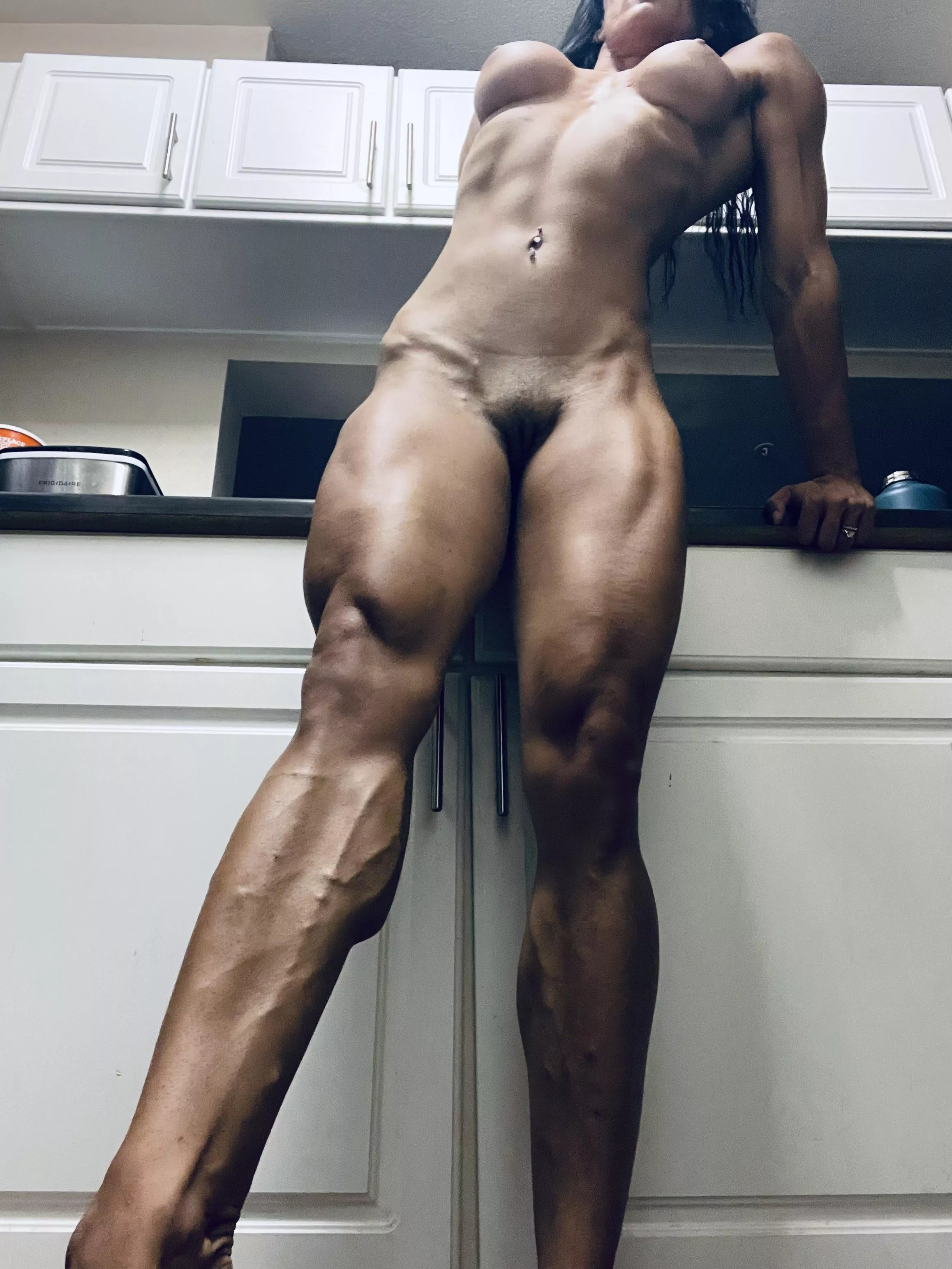 Summer season means zero clothing at home.