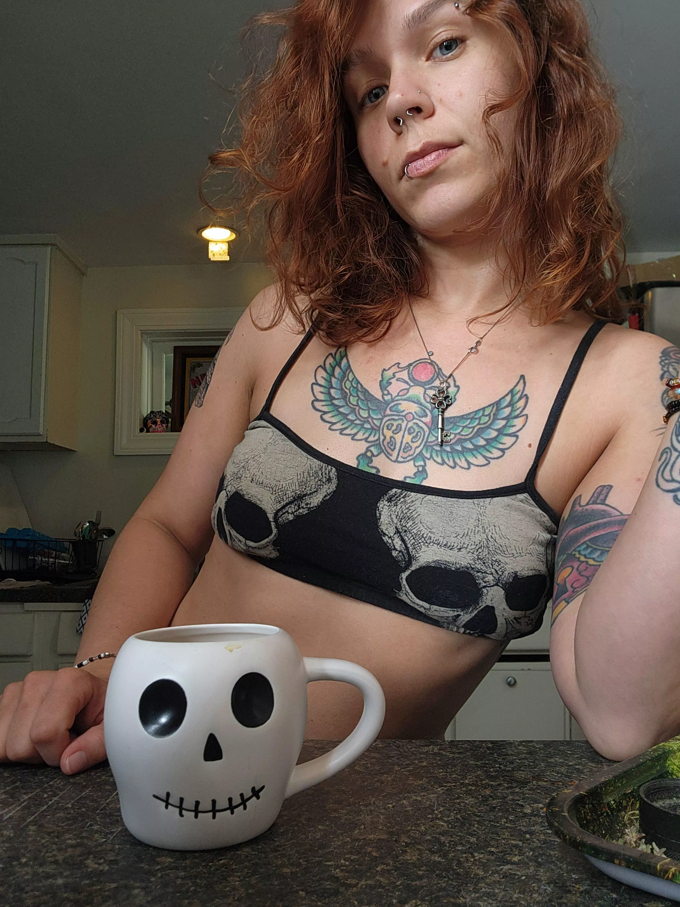 This coffee would have been better if i'd been fucked first