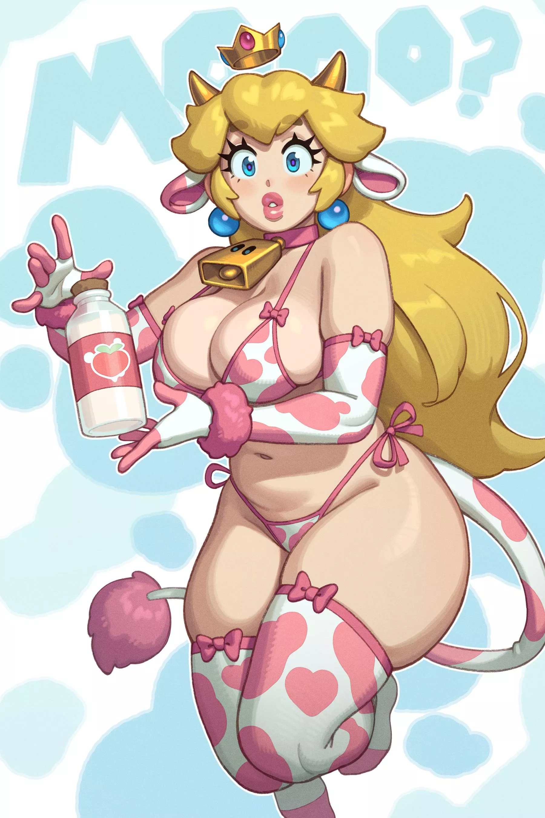 Peach's milk (Rizdraws)