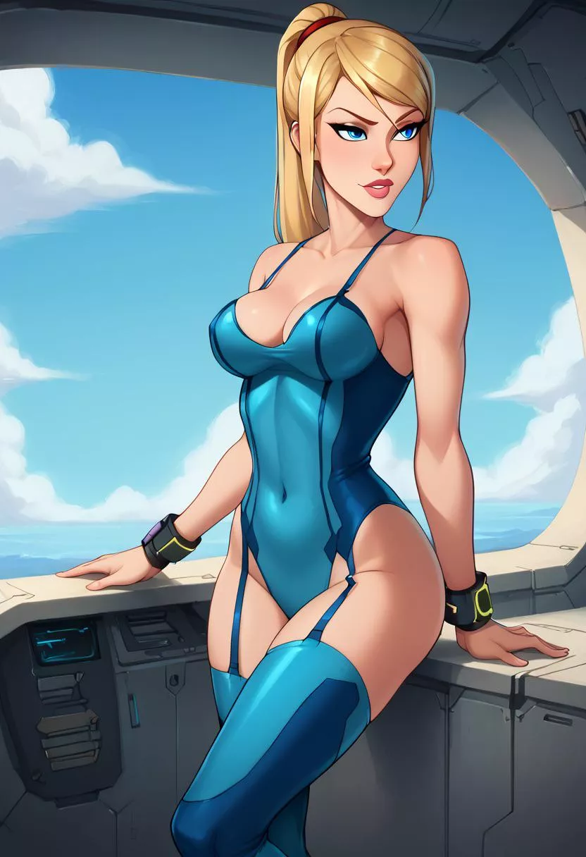 Samus on dress down Friday (ai)