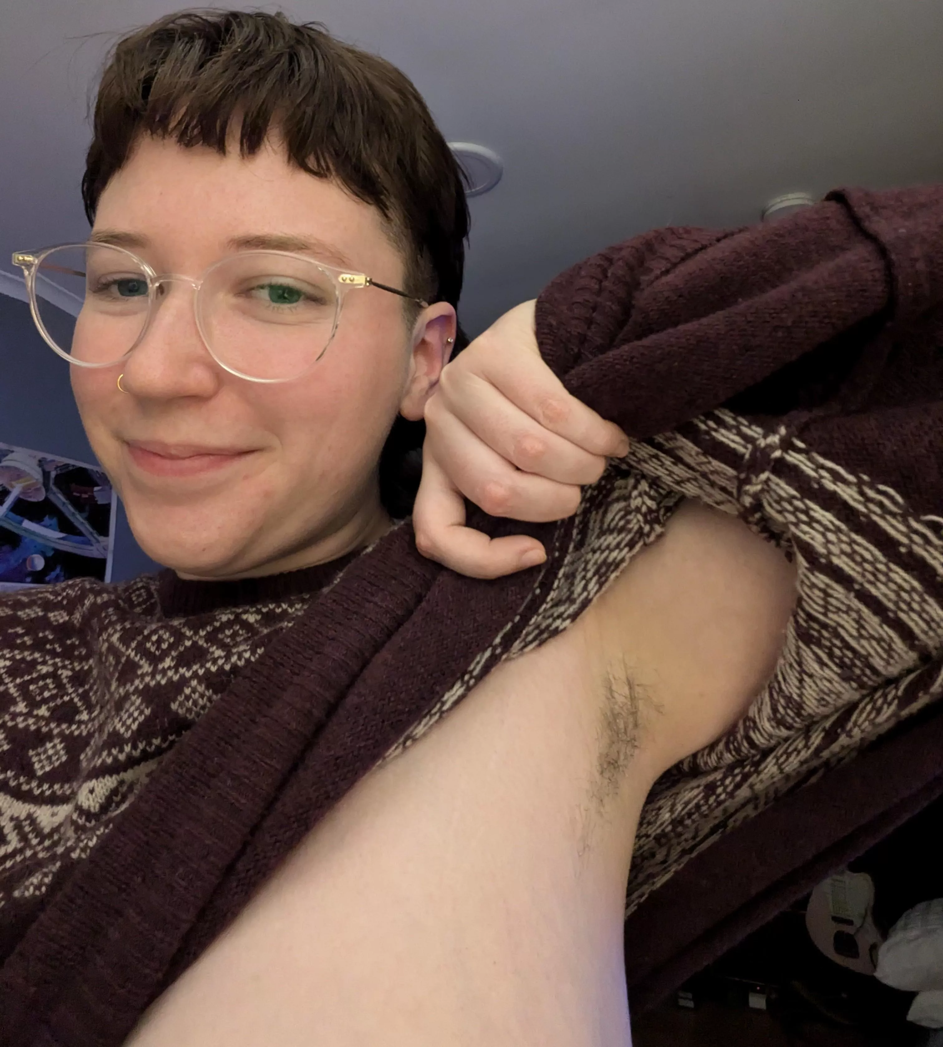 surprise under my sweater 