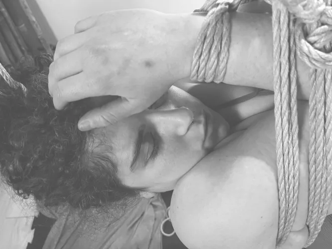 Surrendering to ropes and rigger… ropes are a bridge to an inner space hadn’t experienced before 