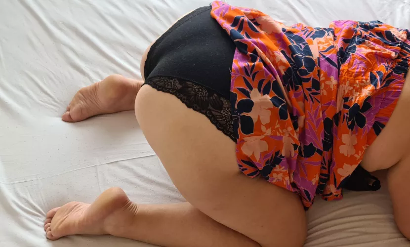 The perfect position to slide them aside.