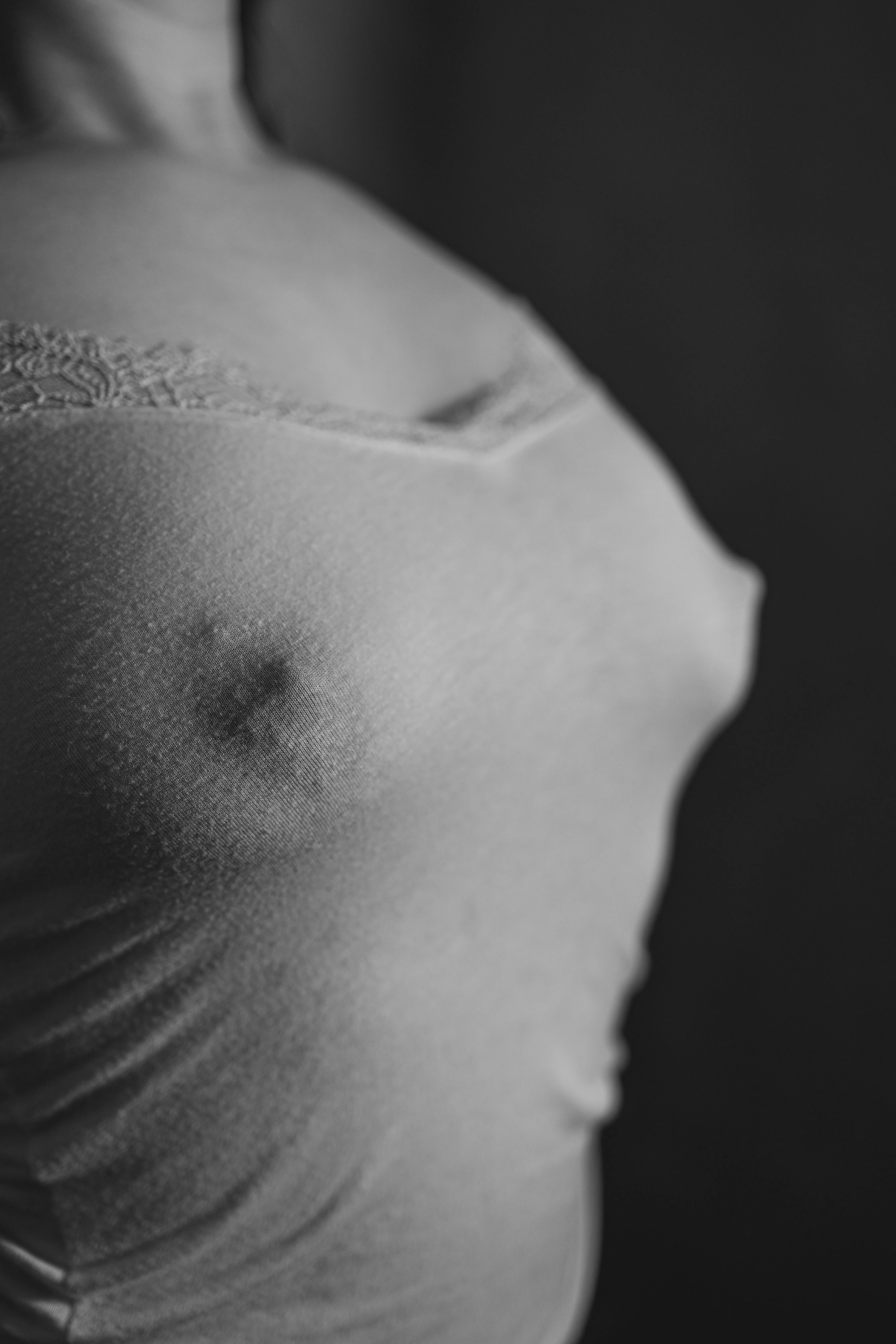 Wonderfully soft material on my nipples