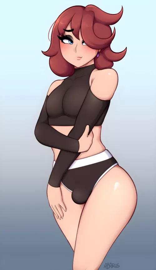 you promise this outfit looks good on me? (abarus)