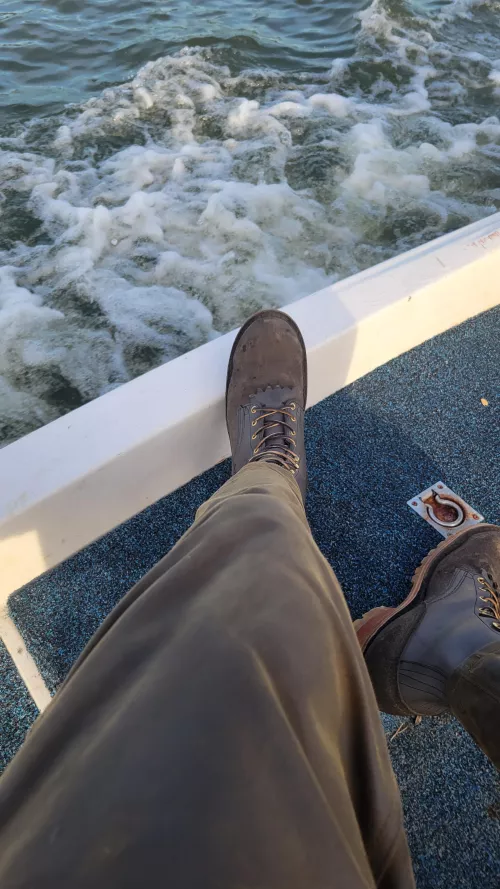 Ash grey builder pros on the water