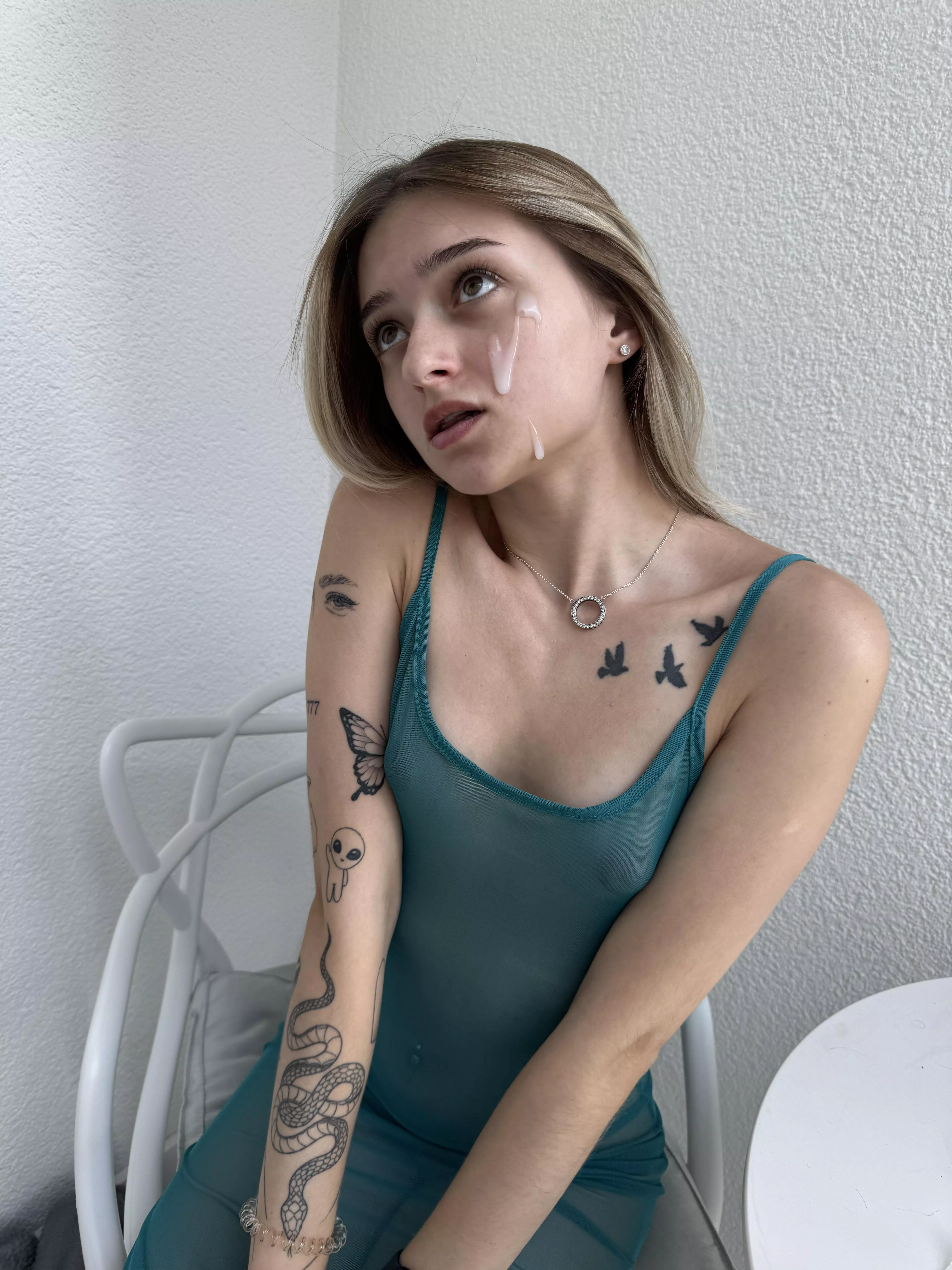 Having received sperm in my face, I fantasize about continuing