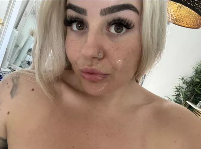 He missed my mouth oops 