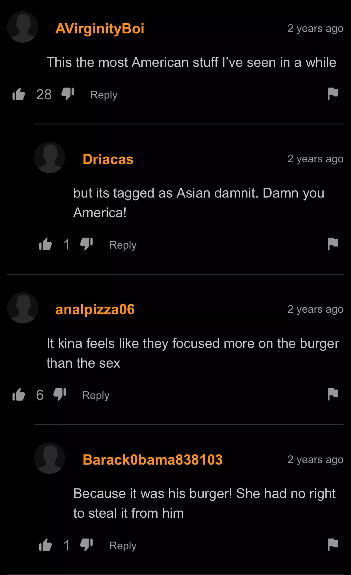 i would be upset too, if someone stole my burger 