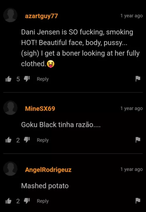 Indescribable comment section