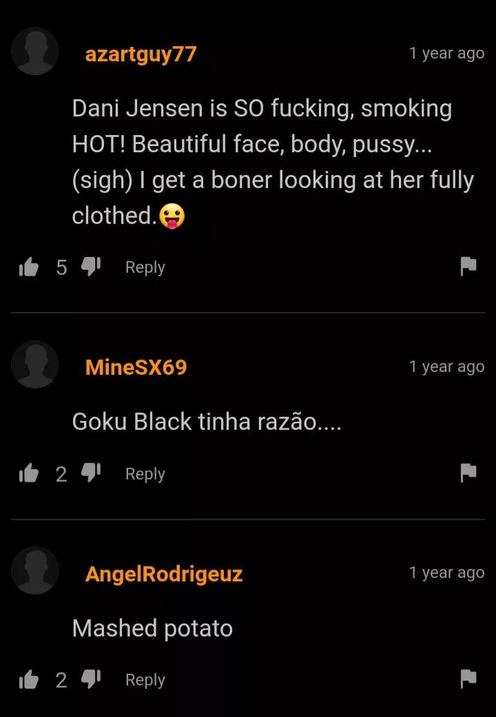 Indescribable comment section