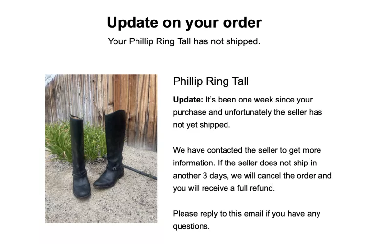 Issues with Frye Exchange? 