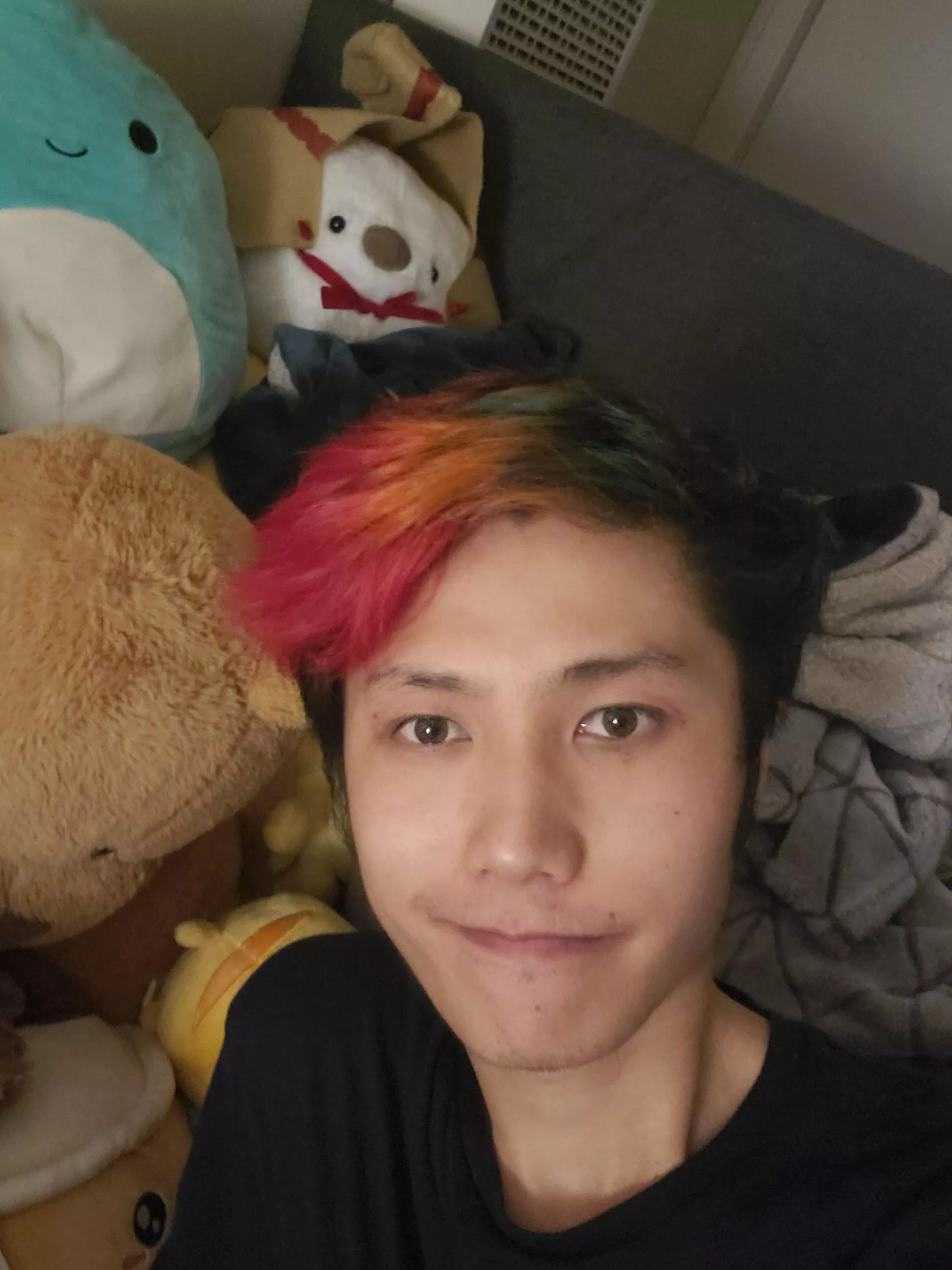 It was so hot that I redyed my hair to match the weather