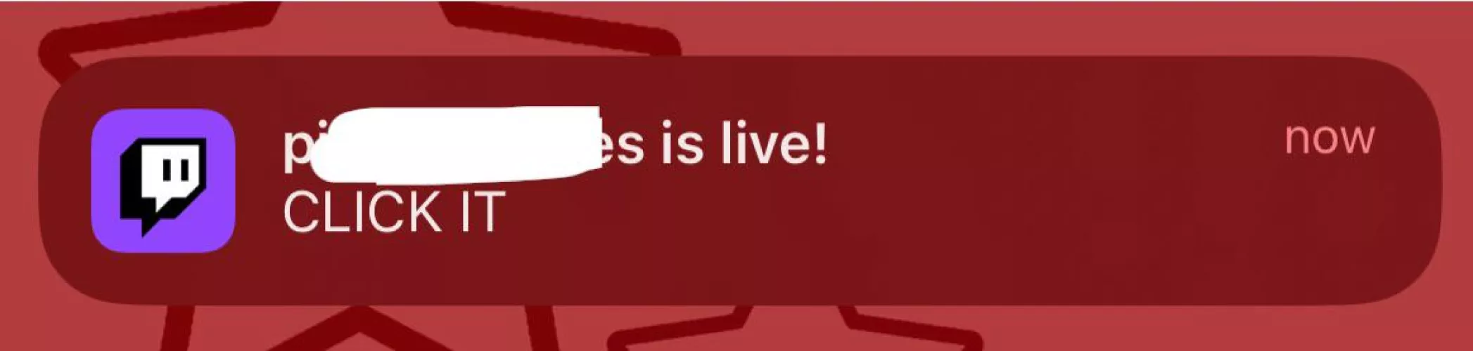 Iv blocked him why do i keep getting the notifications for his streams?