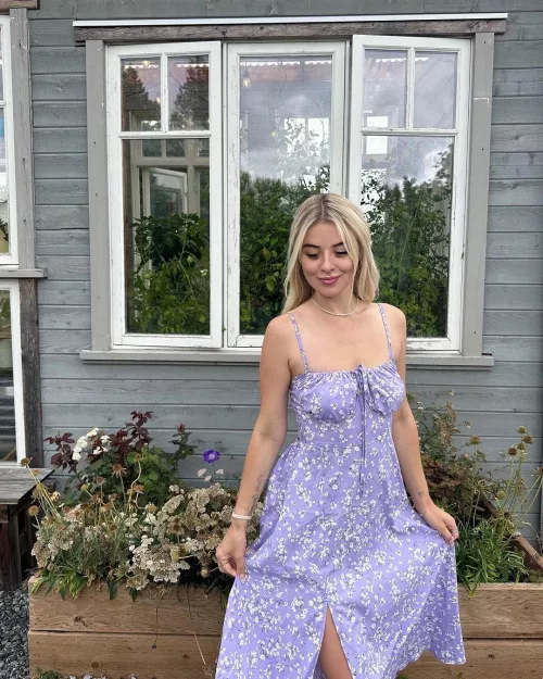 Lilac Meadow Dress