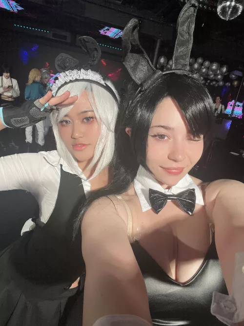 My friend and I as bunny Jett and Sage