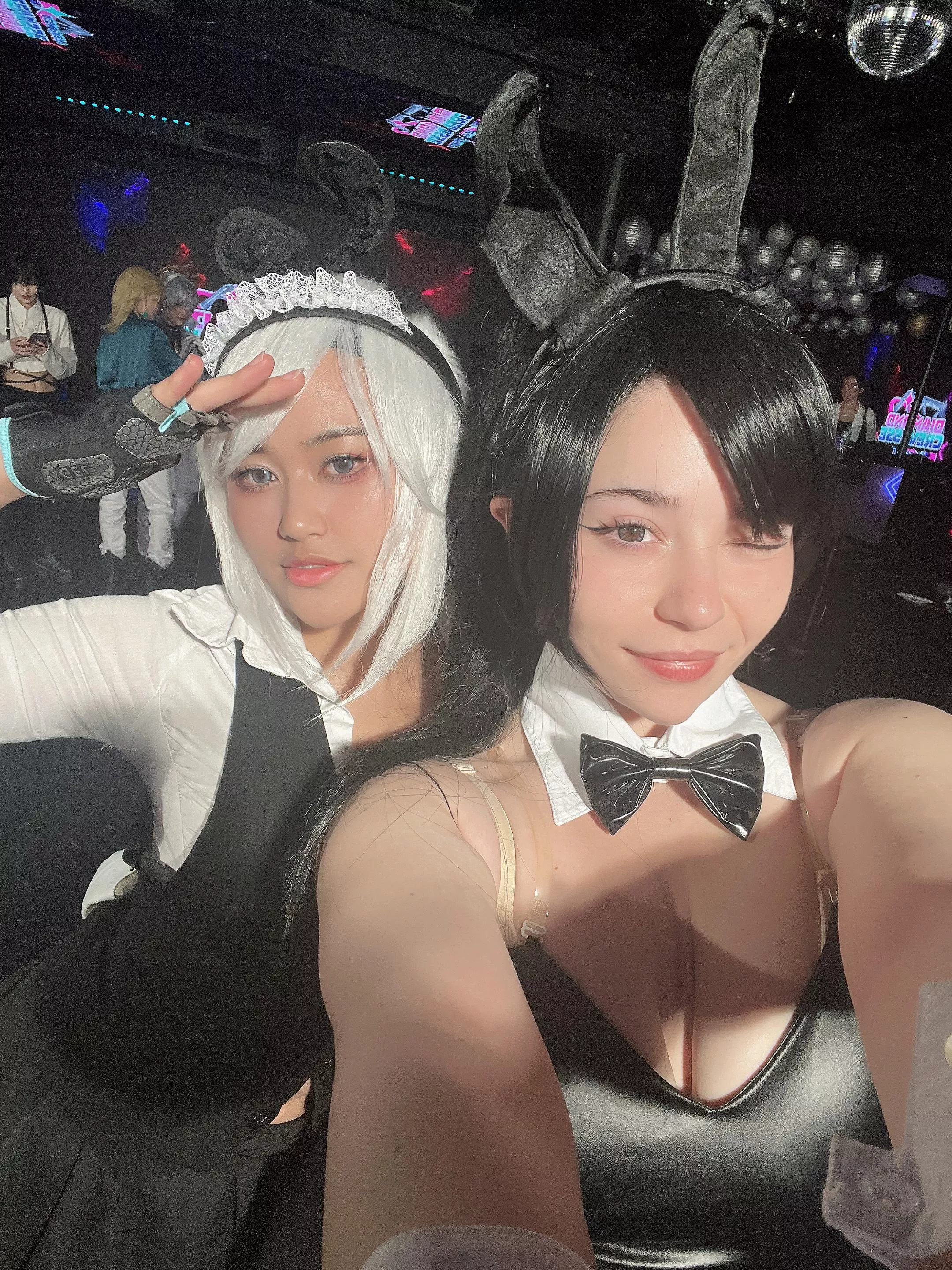 My friend and I as bunny Jett and Sage