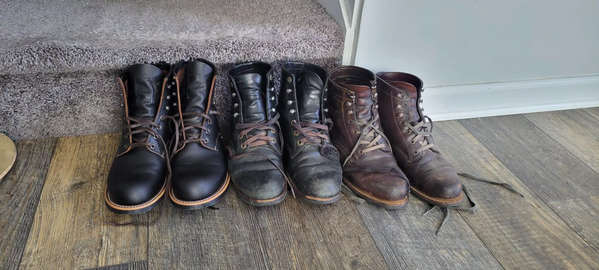 Red Wing Black Smith, Chippewa Classic, Wolverine 1000 Mile