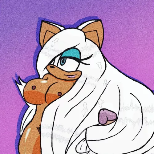 Rouge's hairjob services (Made by me) 