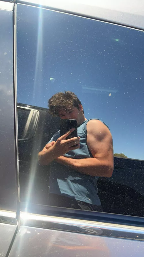 What are you doing if Iโm taking this pic in your car window?